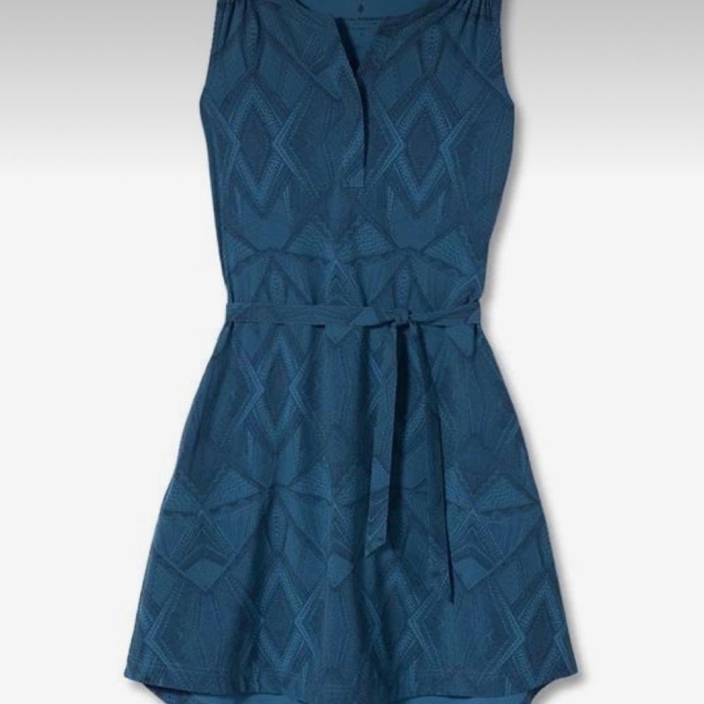 Royal Robbins Spotless Traveler Tank Dress Blue XL